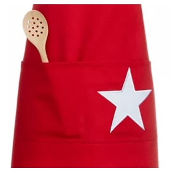 Macy's Classic Red Star Apron, Created for Macy's - Picture 3 of 3